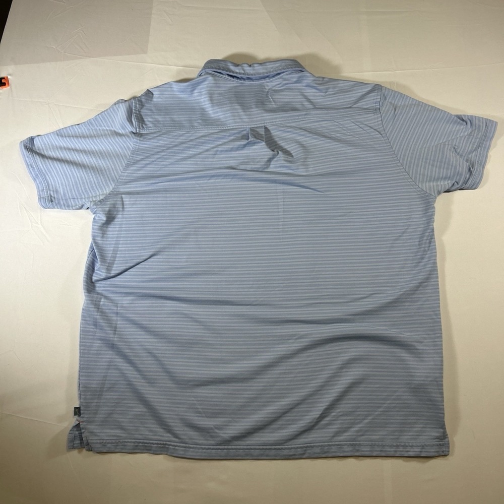 Tommy Bahama IslandZone Mens XL Polo Shirt Light Blue Heather Performance Marlin - Picture 4 of 4